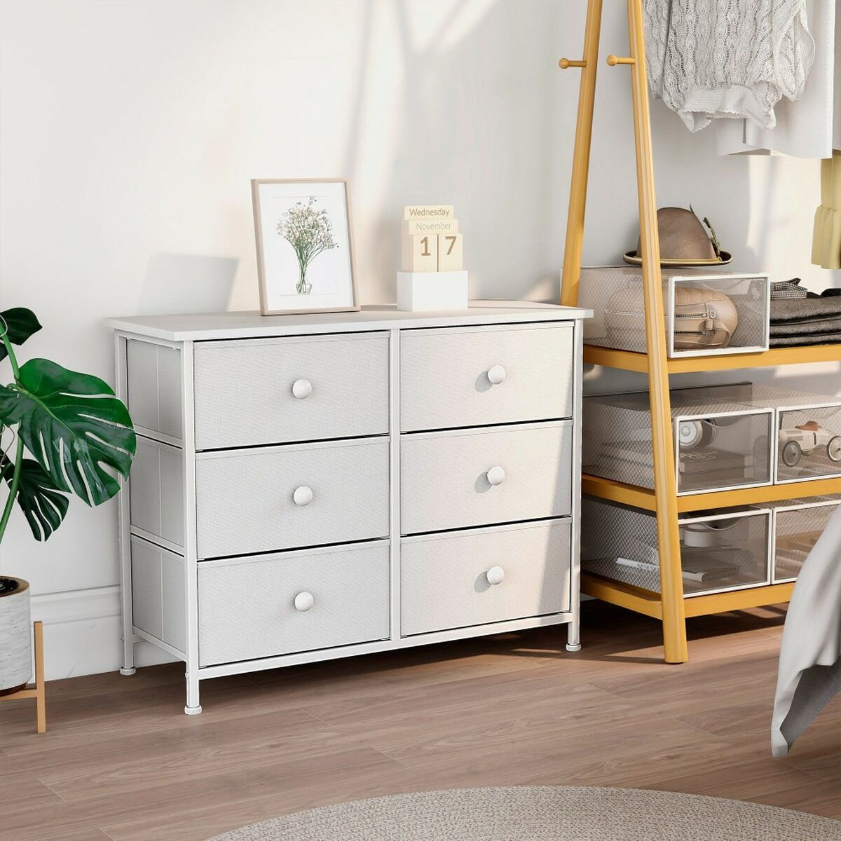 Komoda Max Home Bílý 80 x 62 x 30 cm